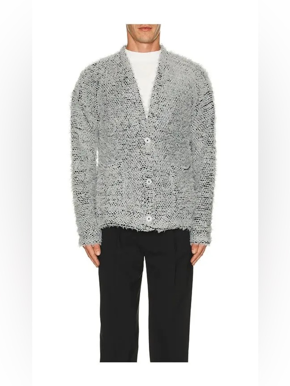 ⚫️KROST fuzzy knit cardigan ⚪️
